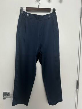 Lilysilk navy trousers (never worn)